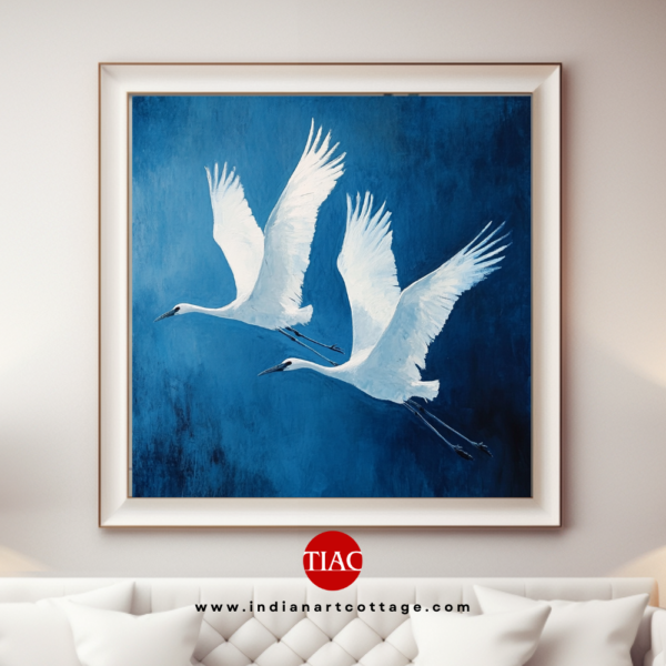 CRANE IN THE BLUE SKY
