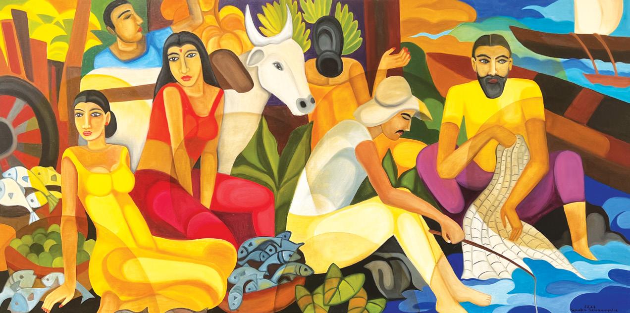 Art at the Academy of Fine Arts and Rabindra Bharati University