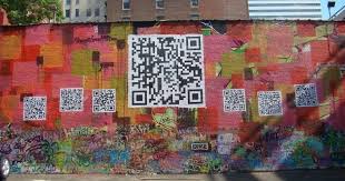 QR Code Art on Public Walls