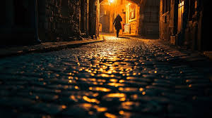 Nighttime Street Art: Glows and Shadows